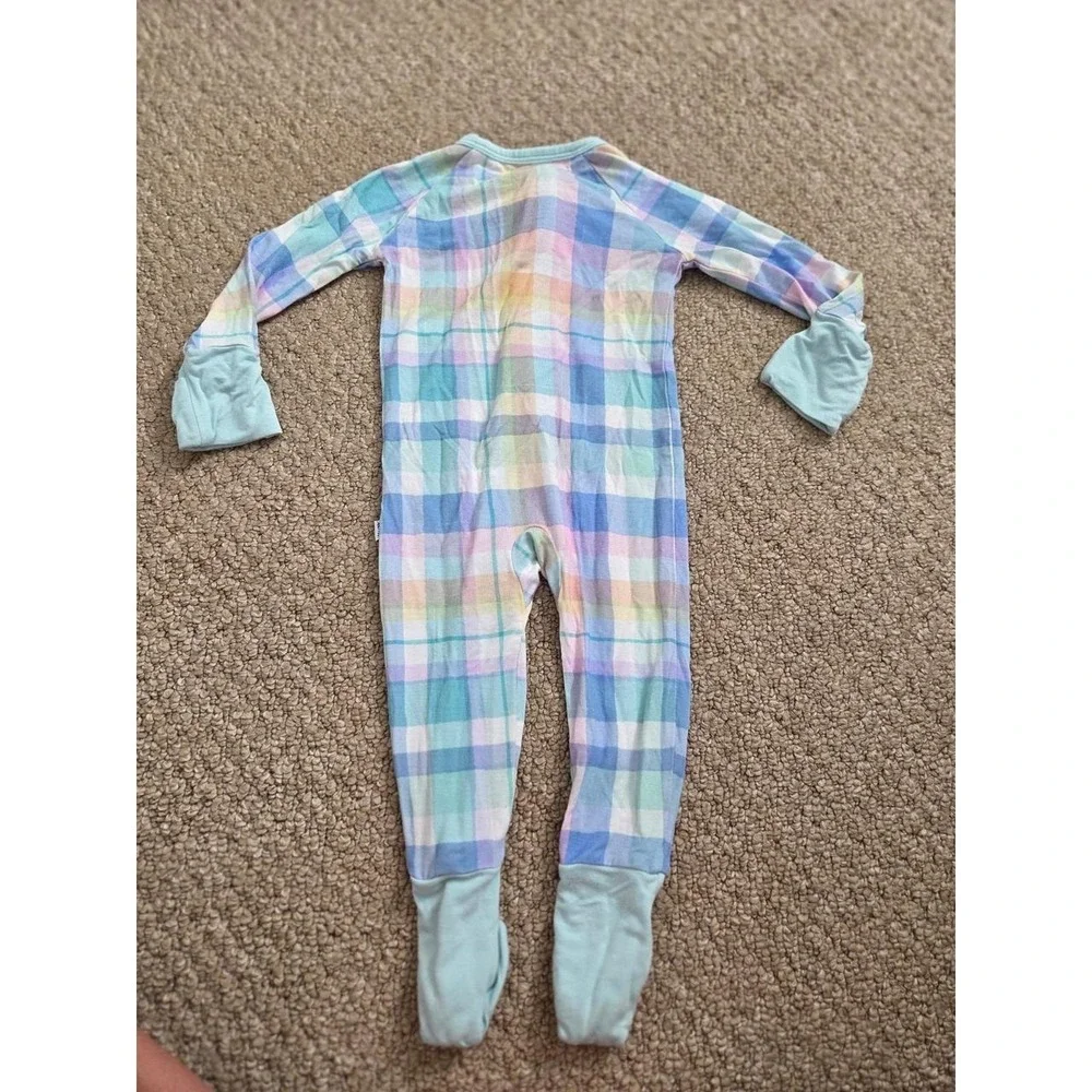 Little sleepies baby boy sleeper 0-3 mos